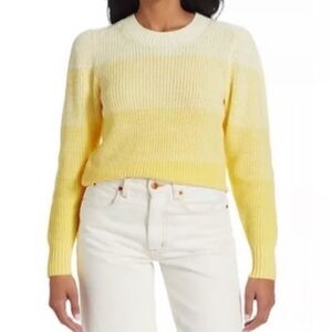 NWT Design History Color Block Sweater in Sunshine Combo